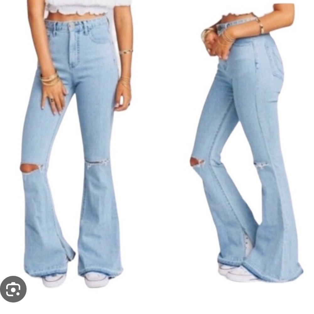 Show me your mumu Austin flare jeans NWT